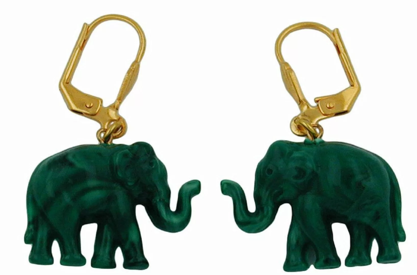 unbespielt Paar Ohrhänger Ohrringe Brisur Mini-Elefant günstig online kaufen