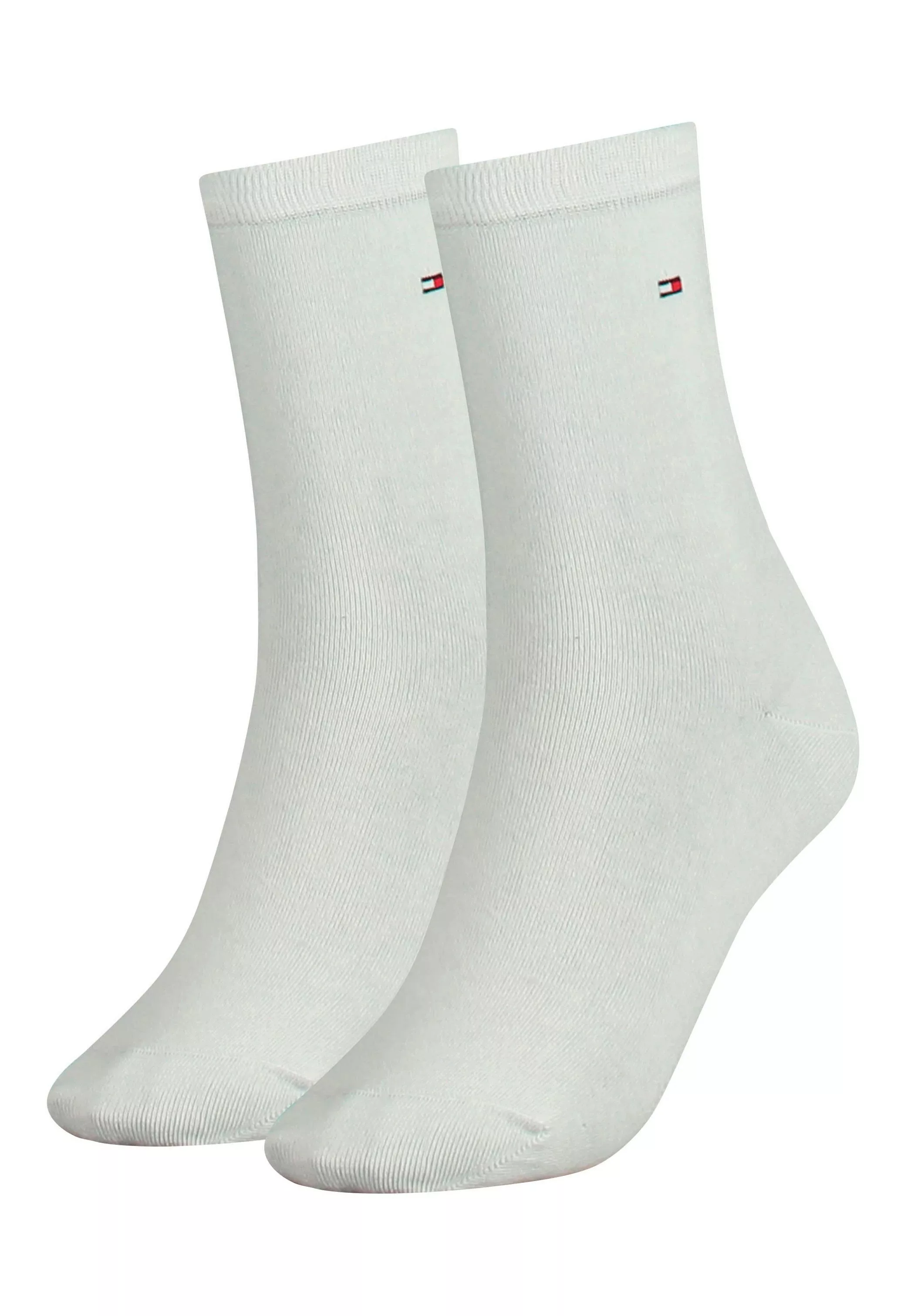 Tommy Hilfiger Socken, (2er-Pack), mit flacher Zehennaht günstig online kaufen