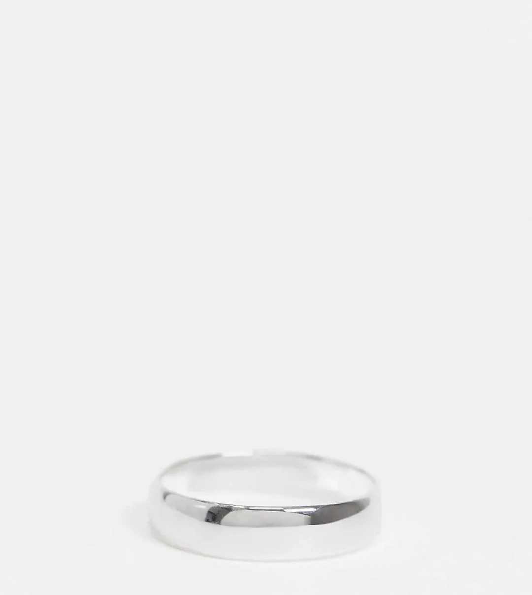 ASOS DESIGN – Glatter, breiter Ring aus Sterlingsilber günstig online kaufen