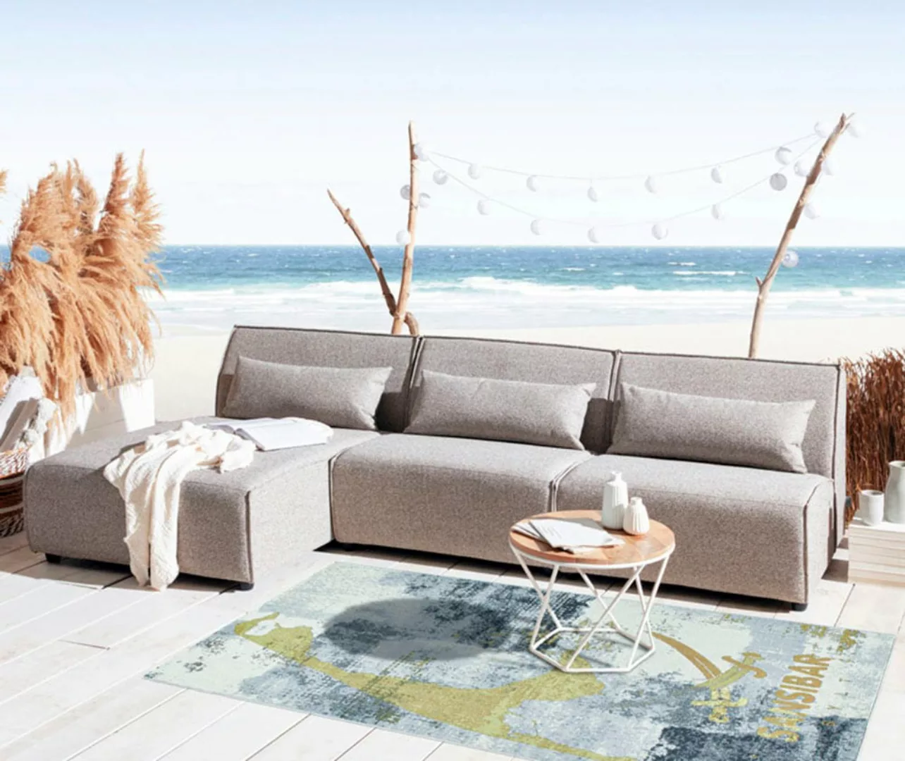 Sansibar Teppich »Rantum Beach 004«, rechteckig günstig online kaufen