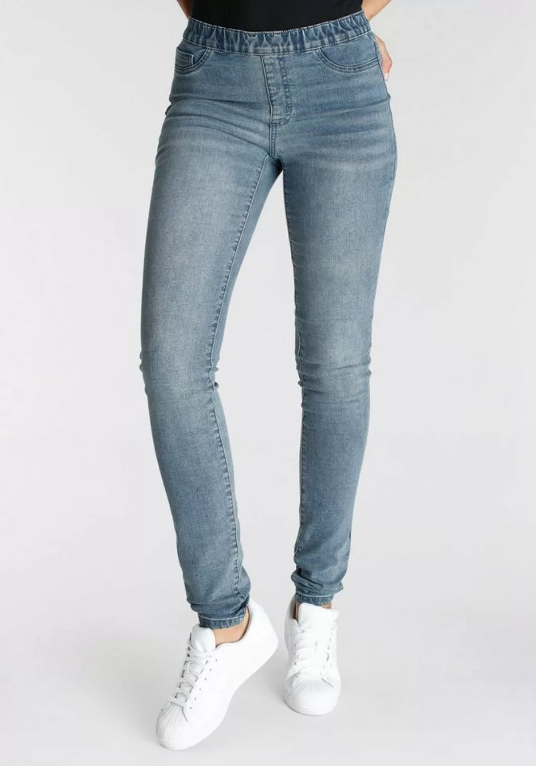 Arizona Jeansjeggings mit leichtem Thermo Effekt High Waist günstig online kaufen