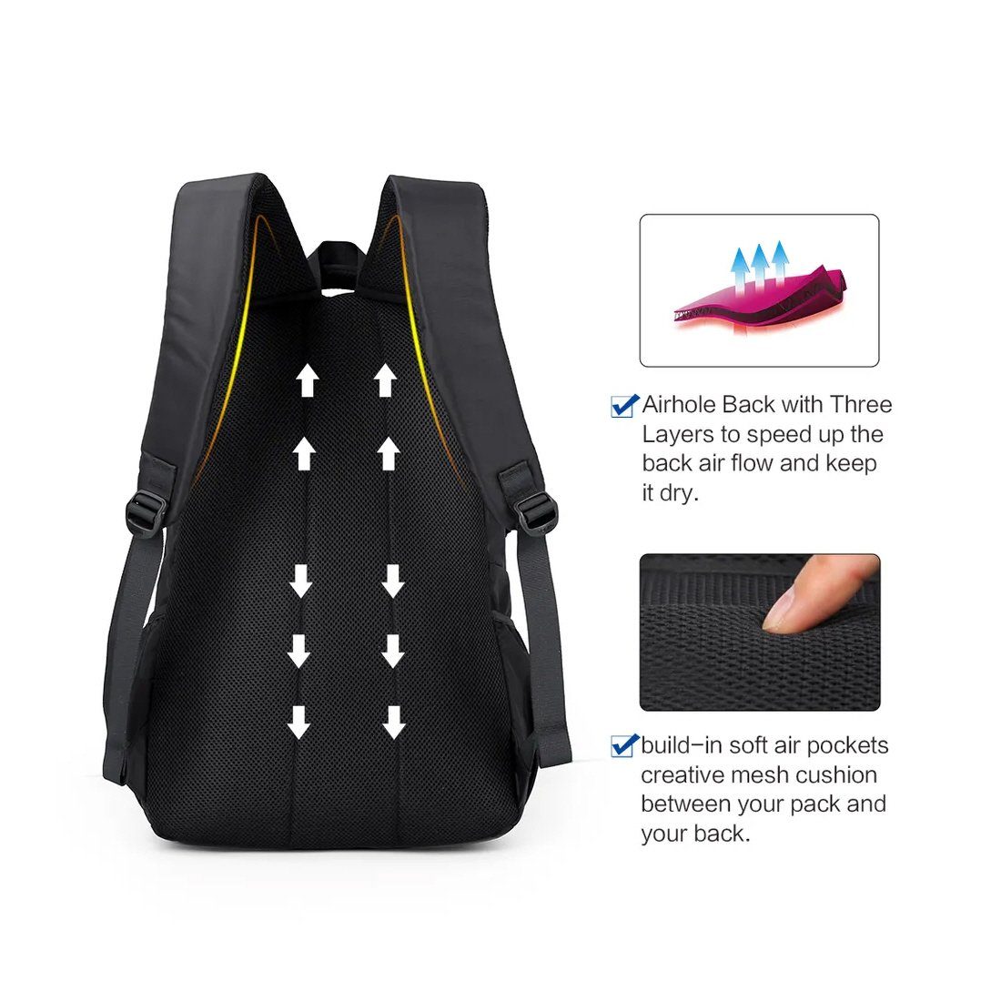 Aoking Freizeitrucksack ֎ Rucksack Schulrucksack Sportrucksack günstig online kaufen