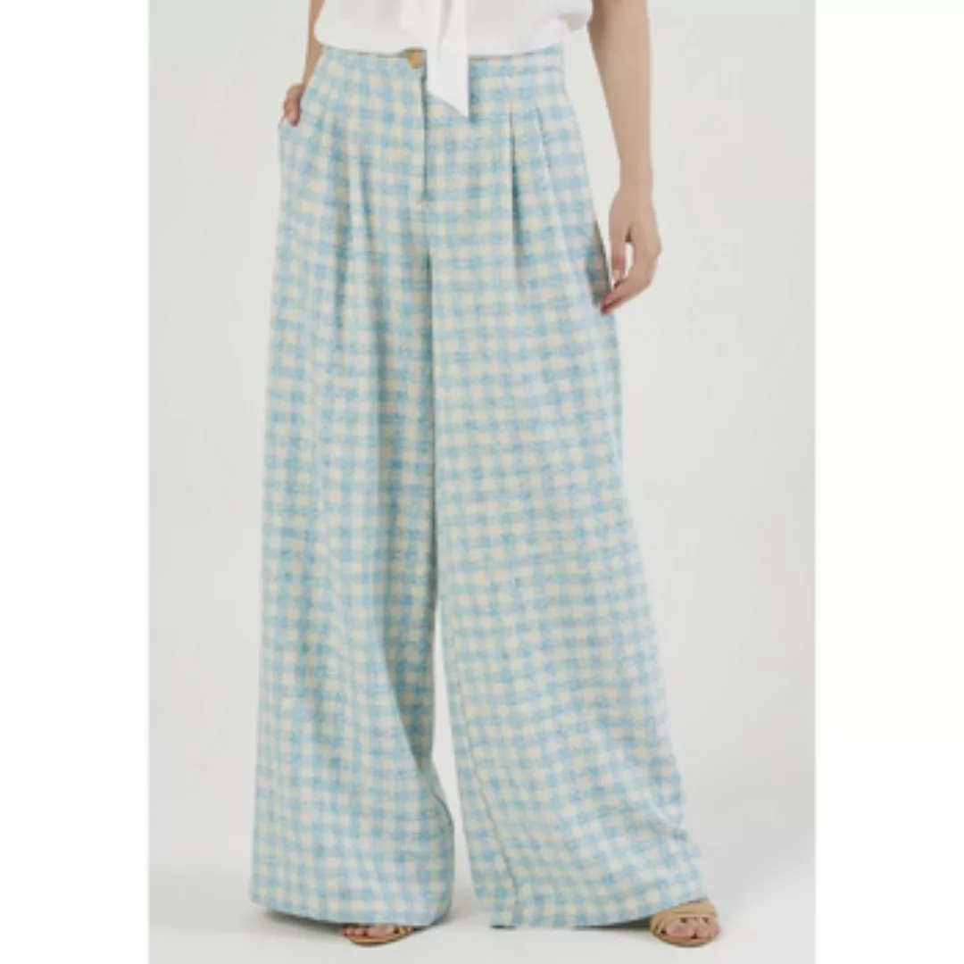 Just Like You  Hosen Plaid Wide Leg Trousers günstig online kaufen