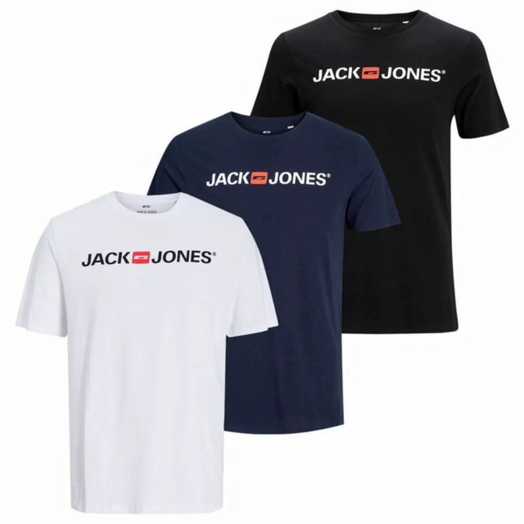 Jack & Jones T-Shirt tolle Designs im 3er Pack günstig online kaufen