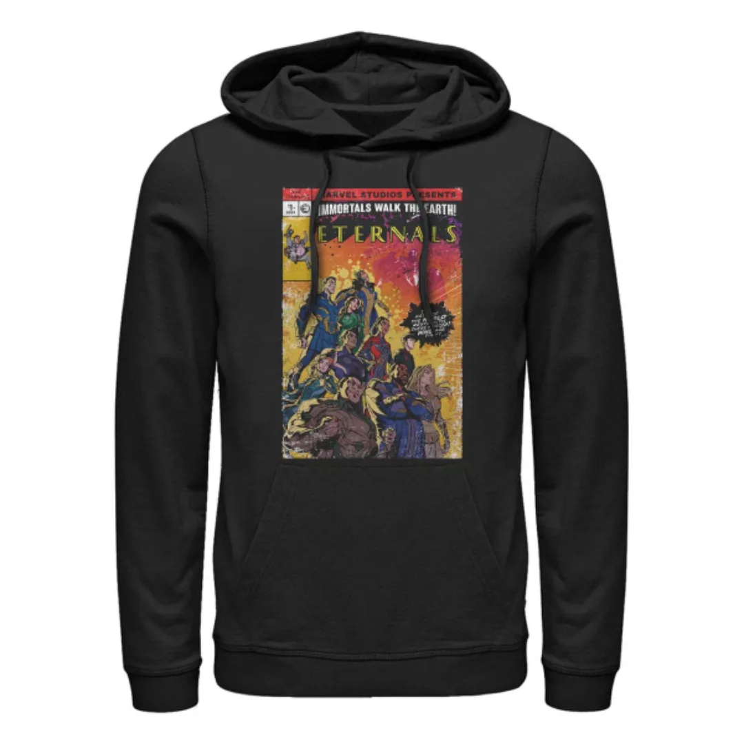 Marvel - Les Éternels - Gruppe Vintage Style Comic Cover - Unisex Hoodie günstig online kaufen