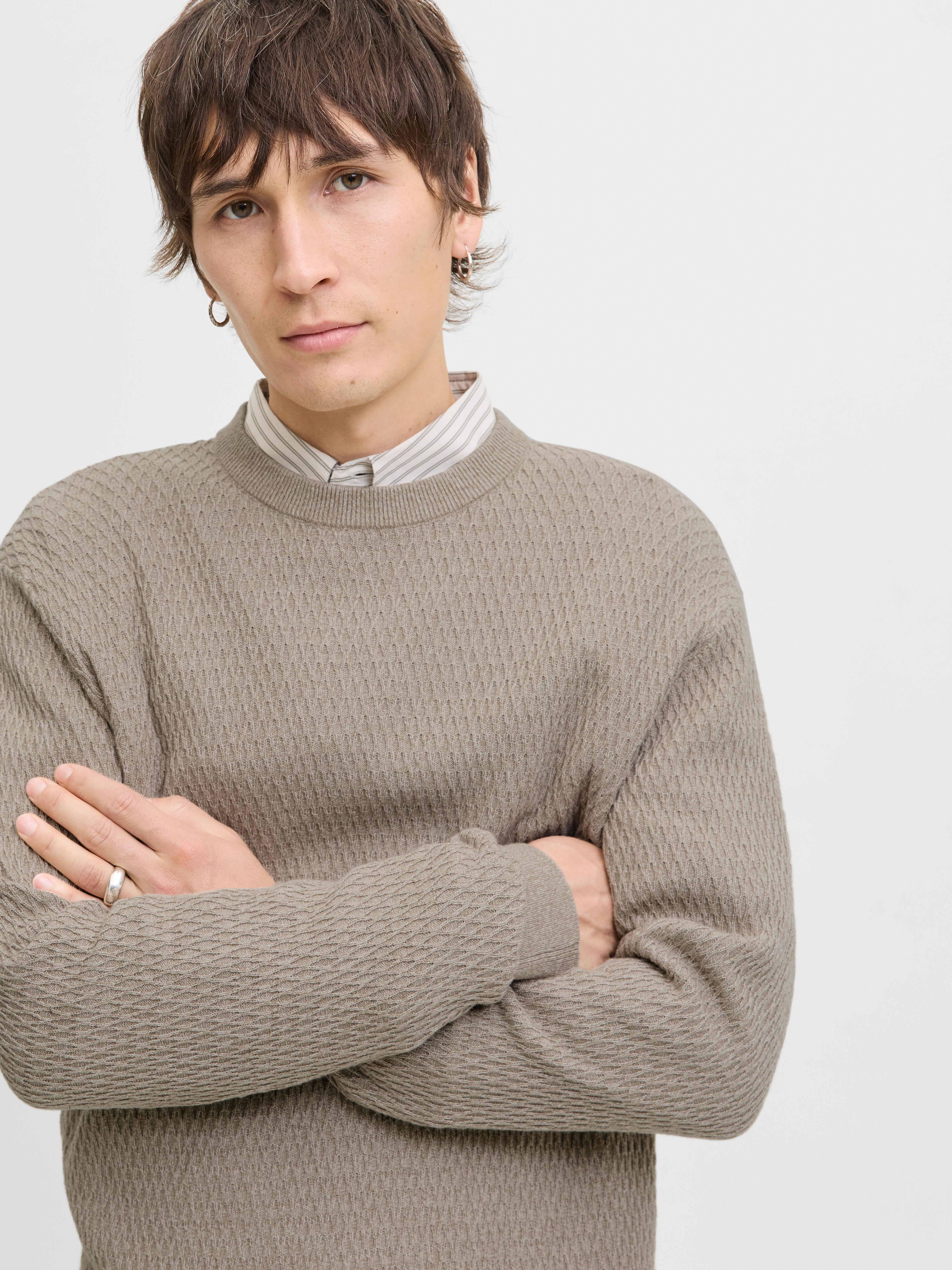Jack & Jones Strickpullover "JPRBLAREAGAN KNIT CREW NECK" günstig online kaufen