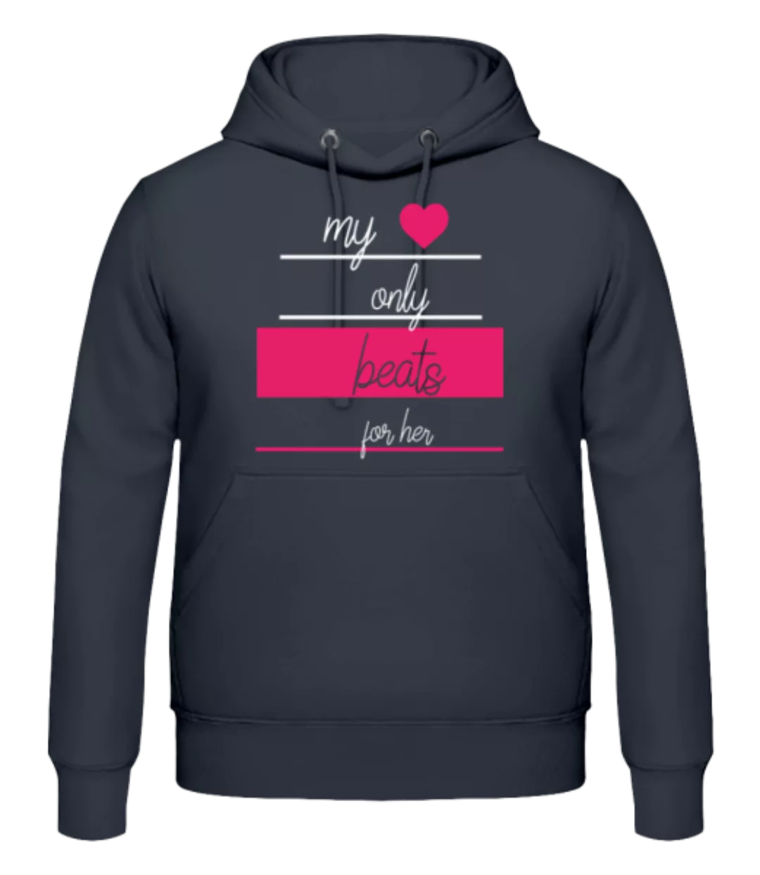 My Love Only Beats For Her · Männer Hoodie günstig online kaufen