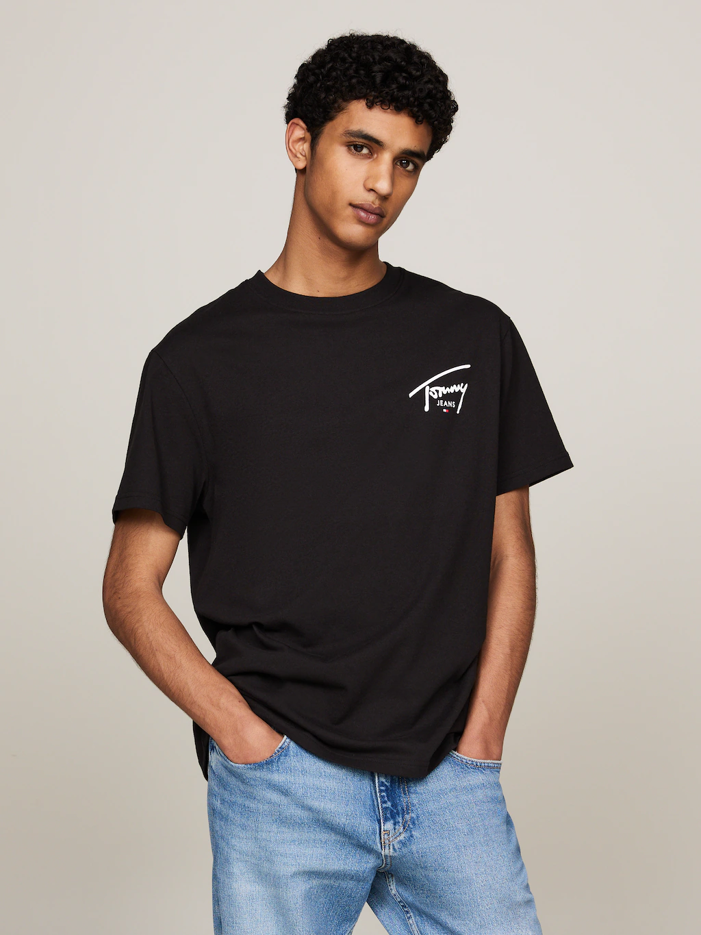 Tommy Jeans T-Shirt TJM REG SIGNATURE PRINT TEE EXT günstig online kaufen
