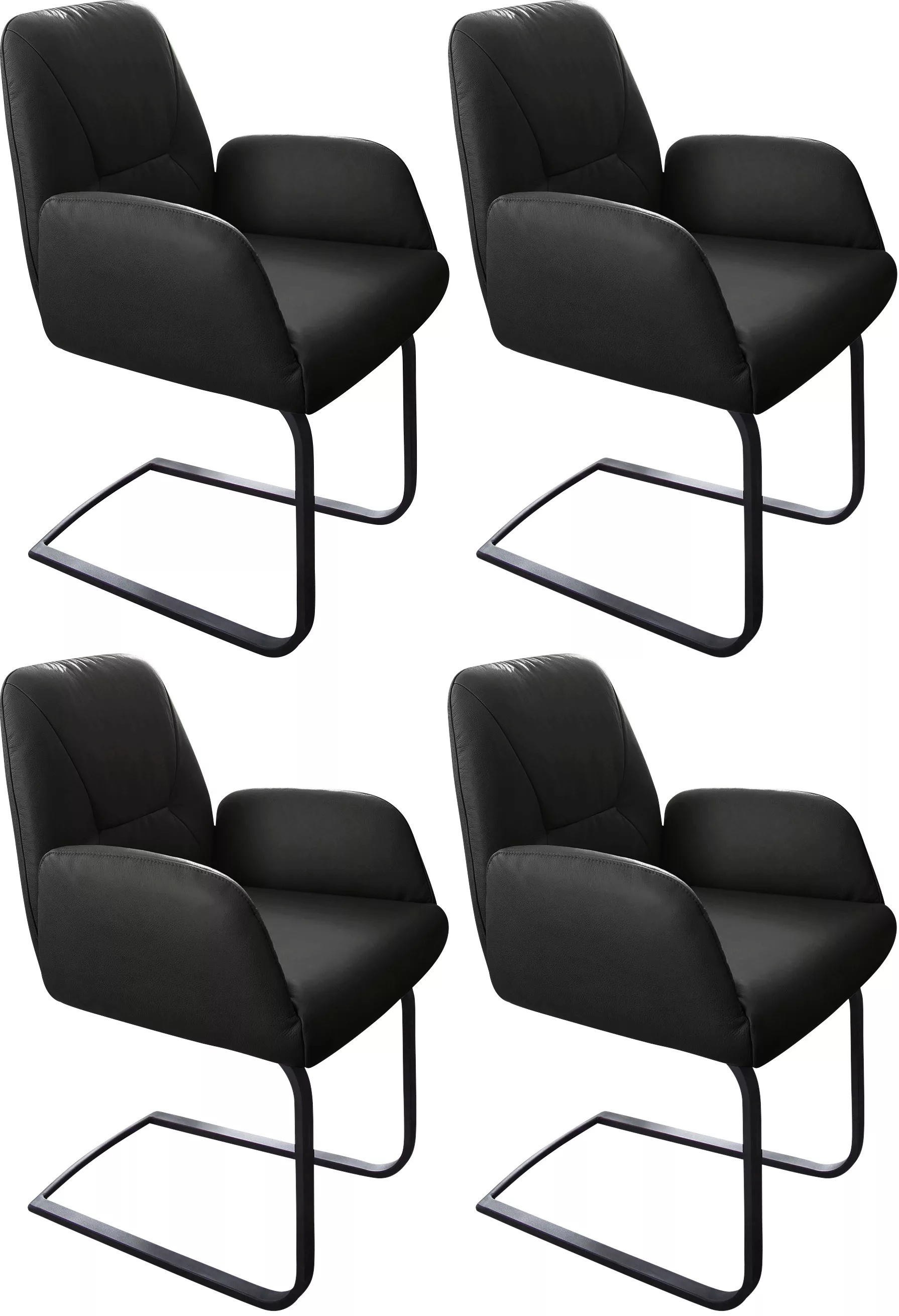 W.SCHILLIG Freischwinger »ole«, (Set), 4 St., Longlife Xtra-Leder Z59, 2er- günstig online kaufen