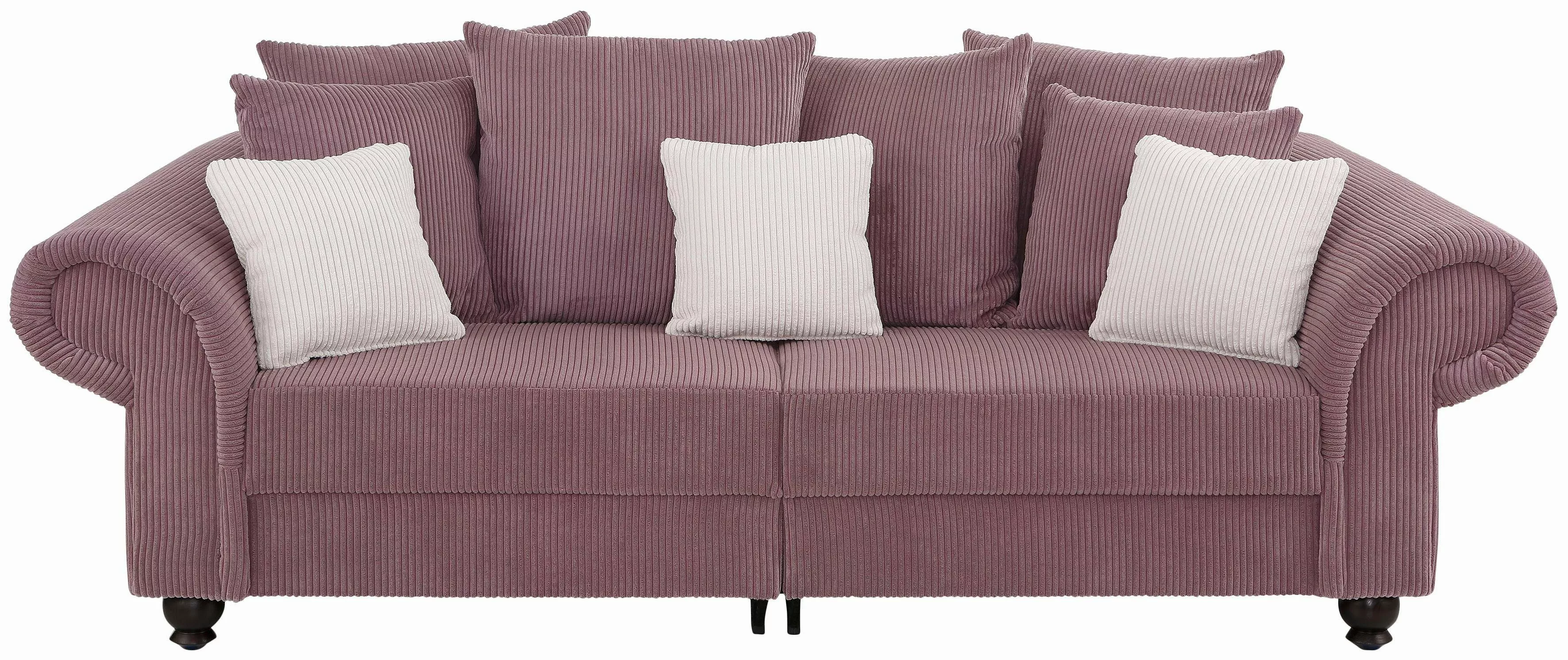 Home affaire Big-Sofa "King Henry Mega Sofa, viel Platz, Breite 242cm, Fede günstig online kaufen