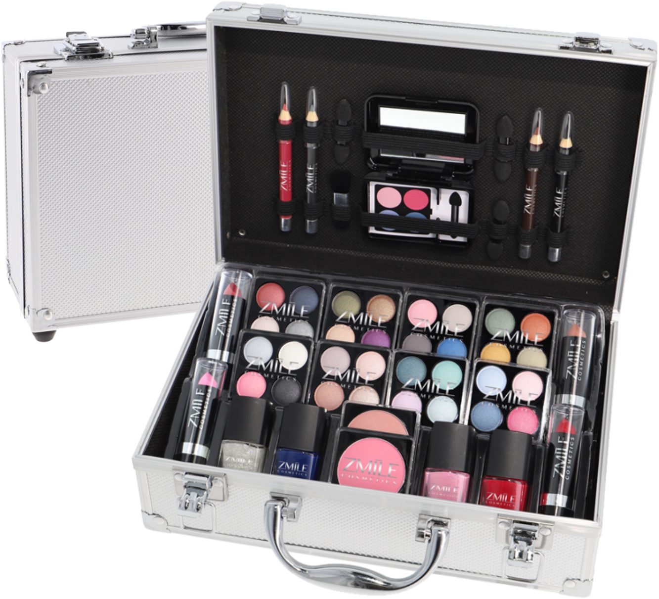 ZMILE COSMETICS Schmink-Koffer Schminkkoffer Set Alu günstig online kaufen