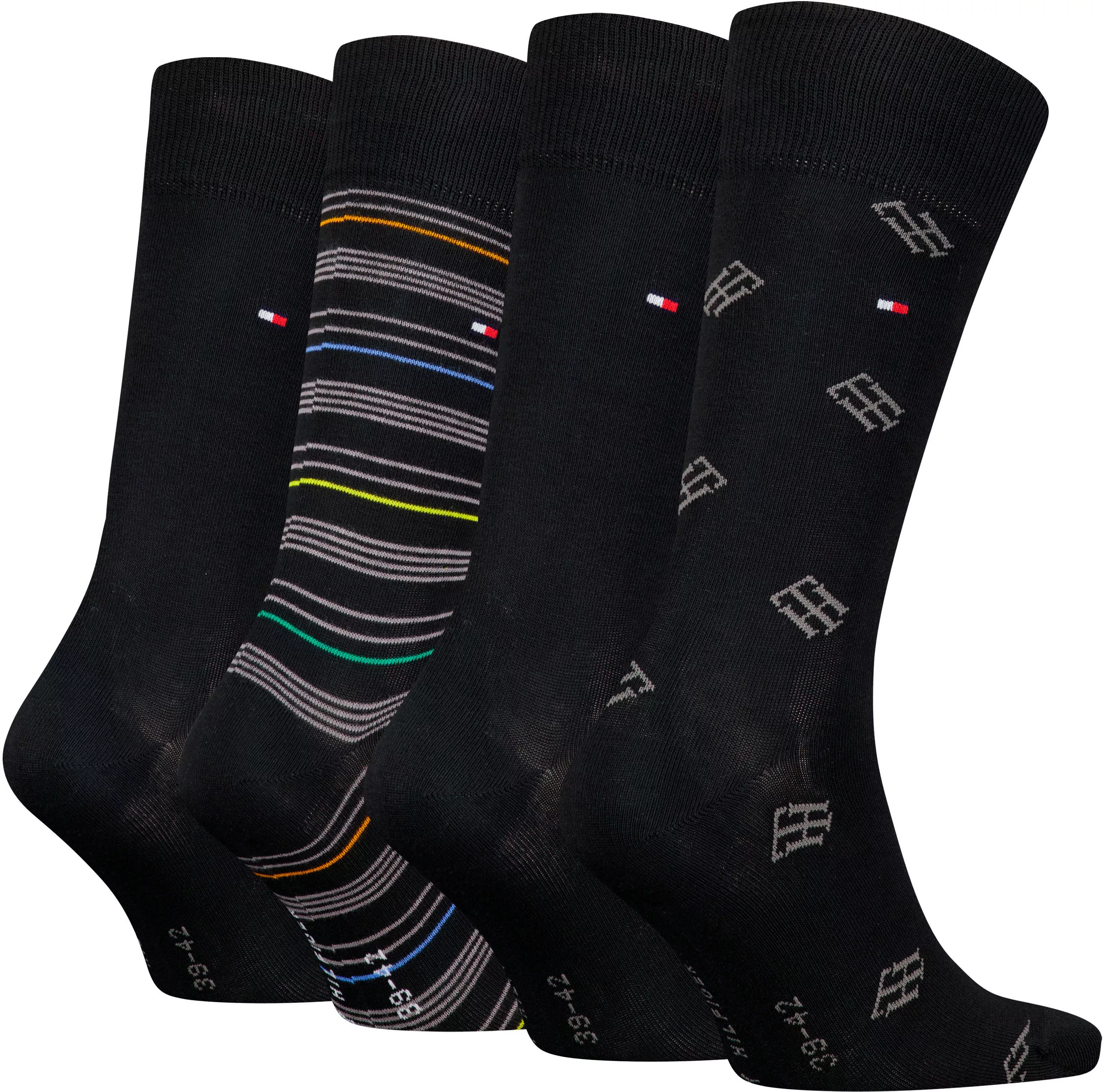 Tommy Hilfiger Socken, (4er-Pack), mit Monogram-Design günstig online kaufen