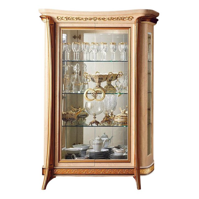 Xlmoebel Vitrine Design Möbel Holz Traditioneller Stil Barock Vitrine Itali günstig online kaufen