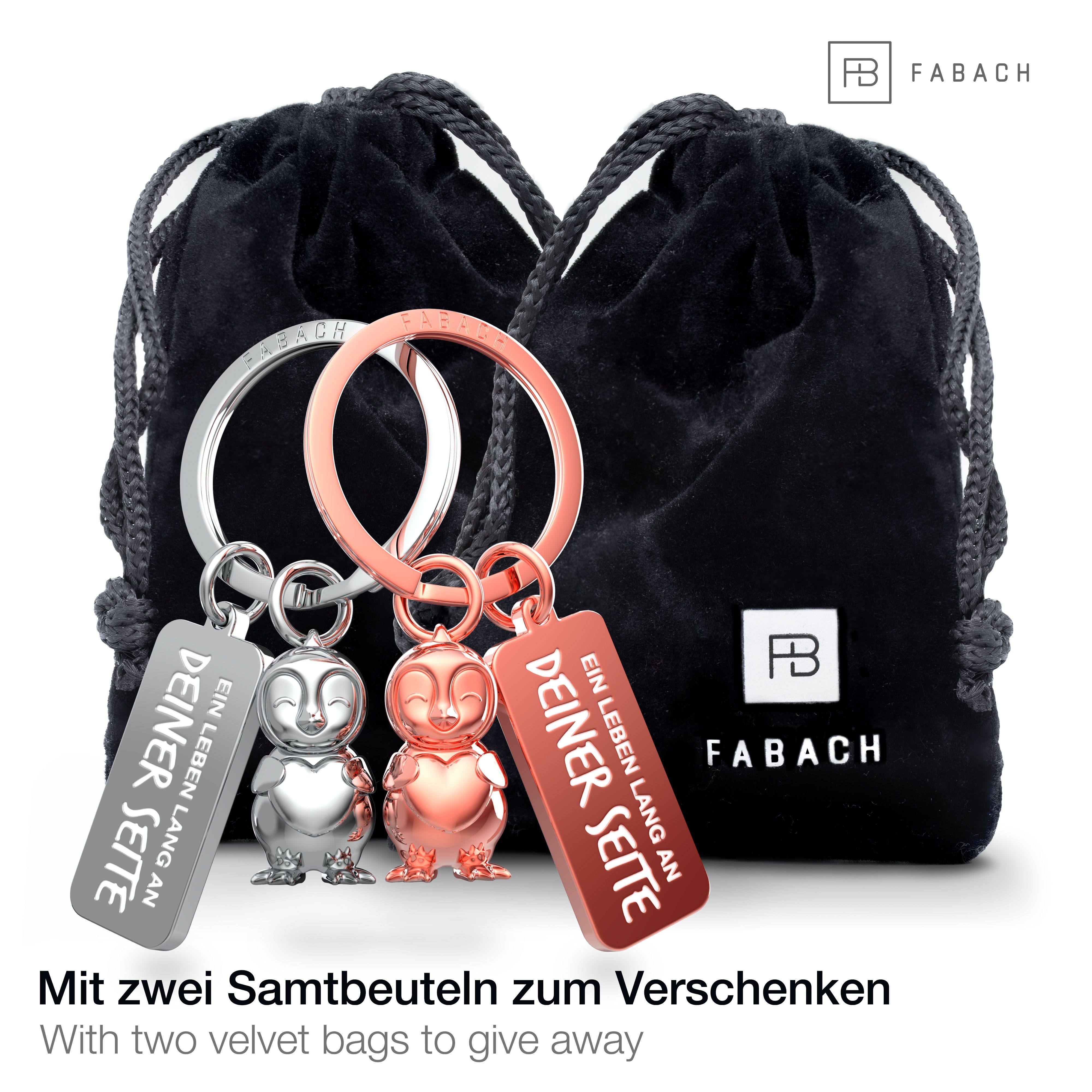FABACH Schlüsselanhänger Partneranhänger Frosty mit Herz günstig online kaufen