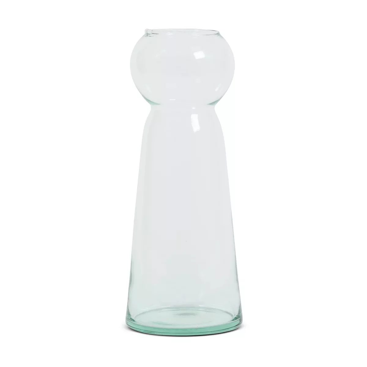 UNC Vase recyceltes Glas M 20,6cm Klar günstig online kaufen