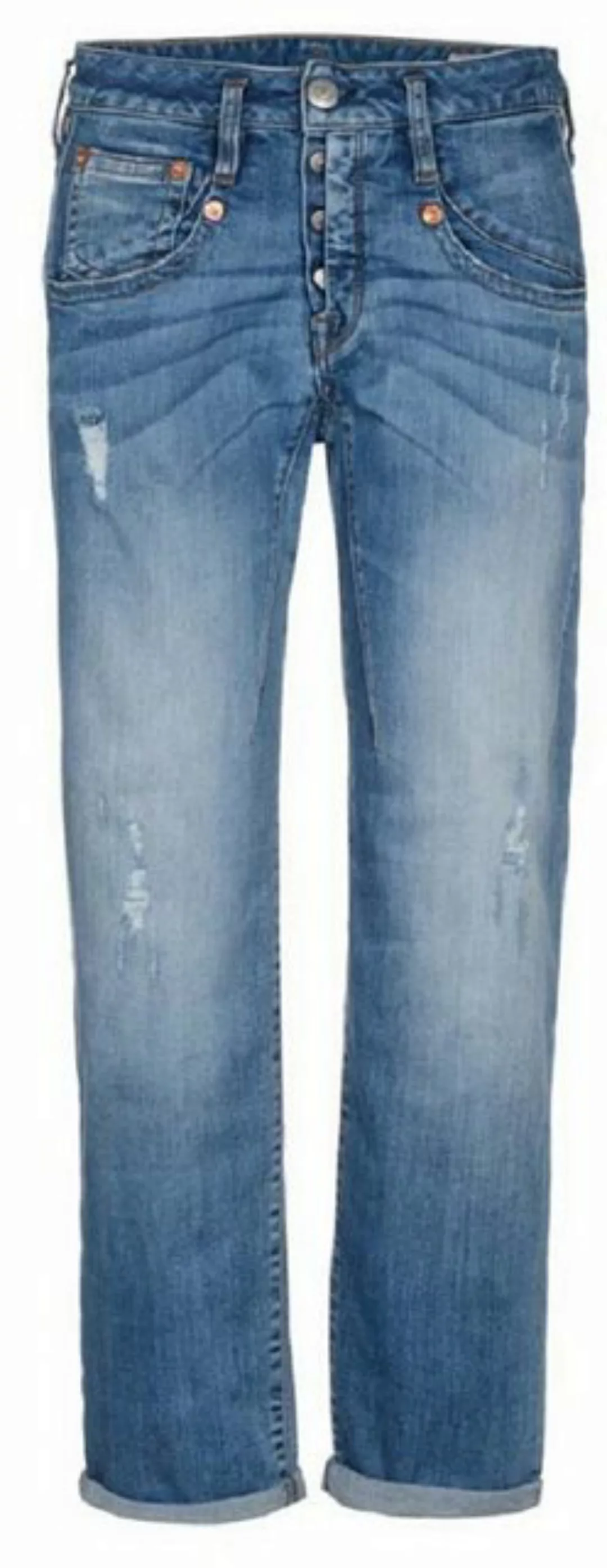 Herrlicher Boyfriend-Jeans Shyra Jeans im Destroy Look aus Bio-Baumwolle günstig online kaufen