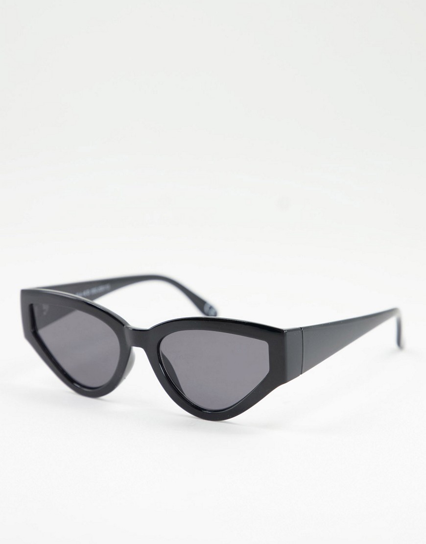 NA-KD – Große tropfenförmige Sonnenbrille in Schwarz günstig online kaufen