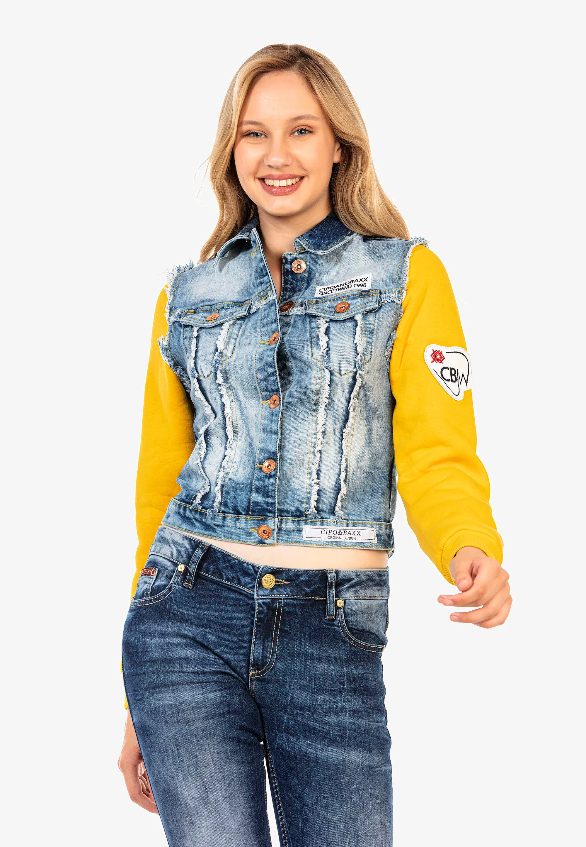 Cipo & Baxx Jeansjacke, im sportlichen Look günstig online kaufen