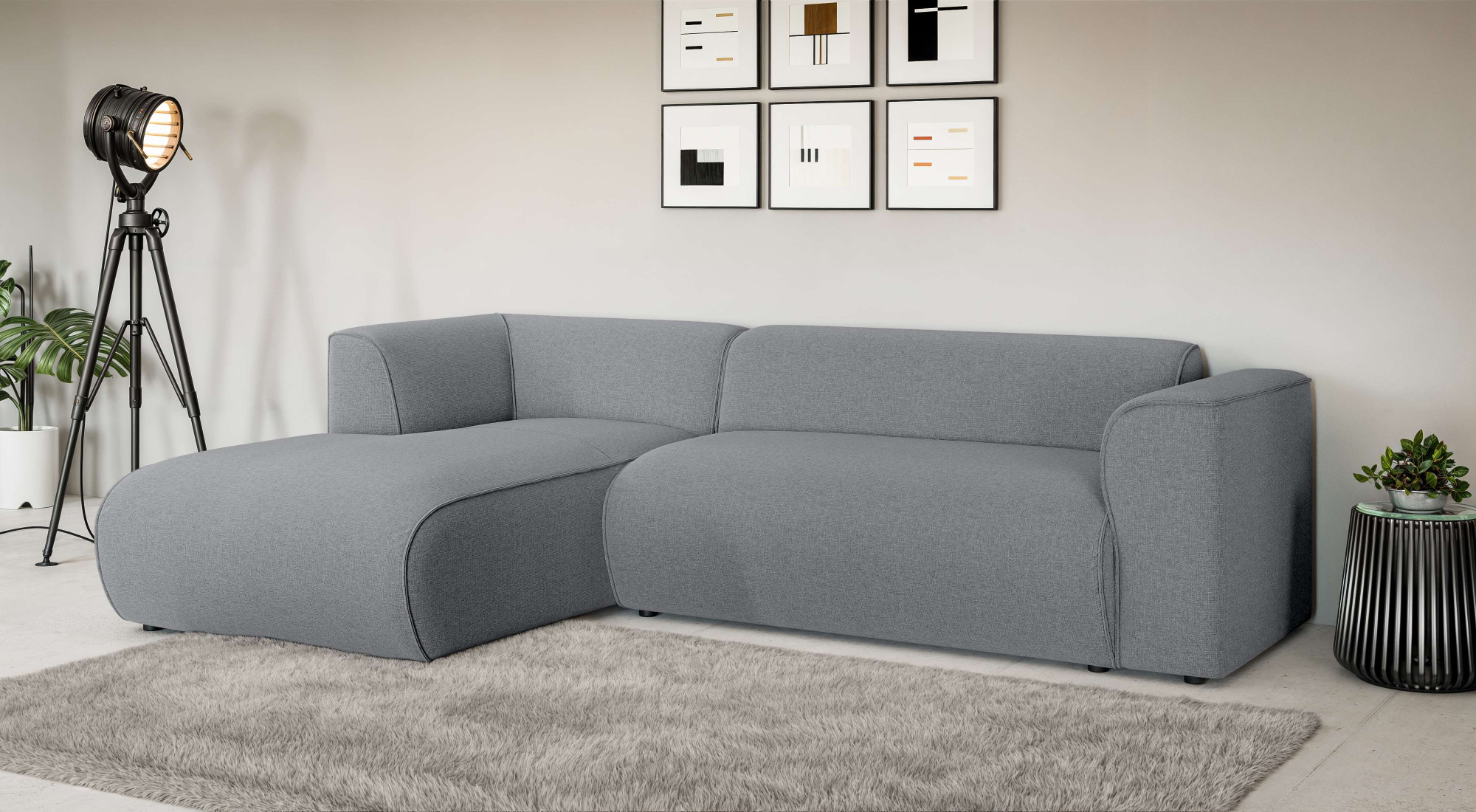 INOSIGN Ecksofa »MERID L-Form (257 cm), zeitlos & stilvolles Design,«, Aufw günstig online kaufen