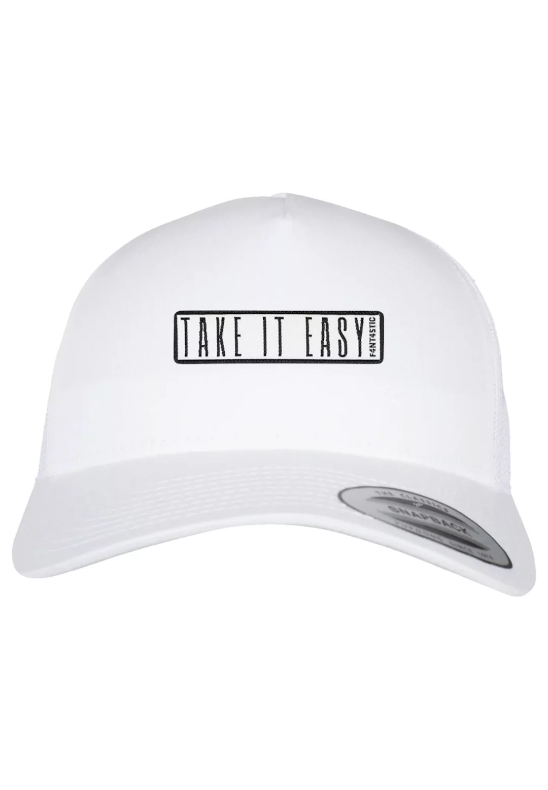 F4NT4STIC Schirmmütze "Retro Trucker Cap Take It Easy", Print günstig online kaufen