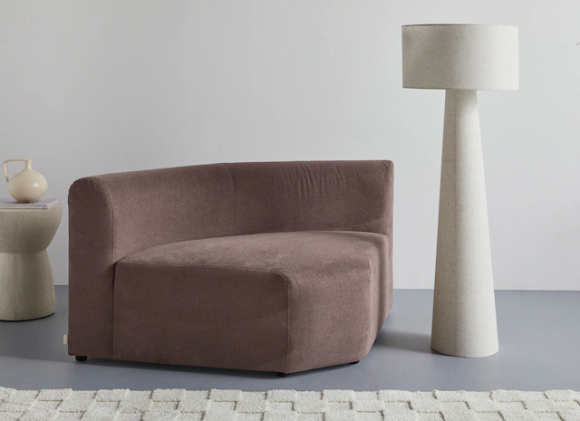 LeGer Home by Lena Gercke Sofa-Eckelement »LYZA mit gerundeter Rückenlehne, günstig online kaufen