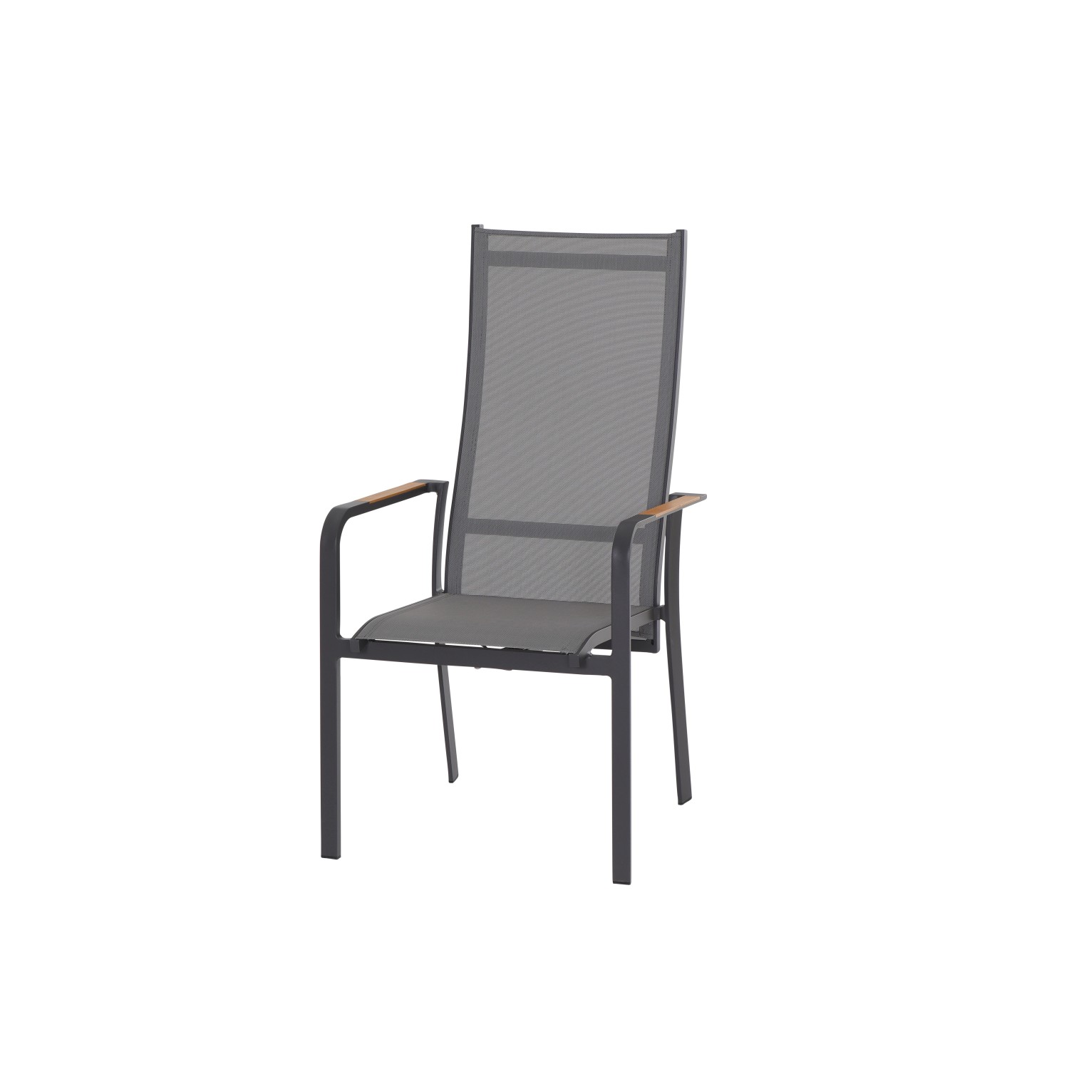Siena Garden Dining Move Sessel Carlton 63 cm x 60 cm x 113 cm Anthrazit FS günstig online kaufen