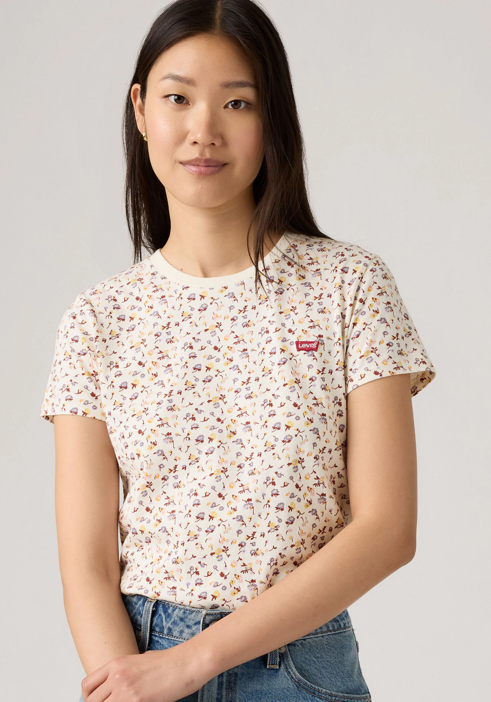 Levis T-Shirt "PERFECT TEE", mit All-Over Print günstig online kaufen