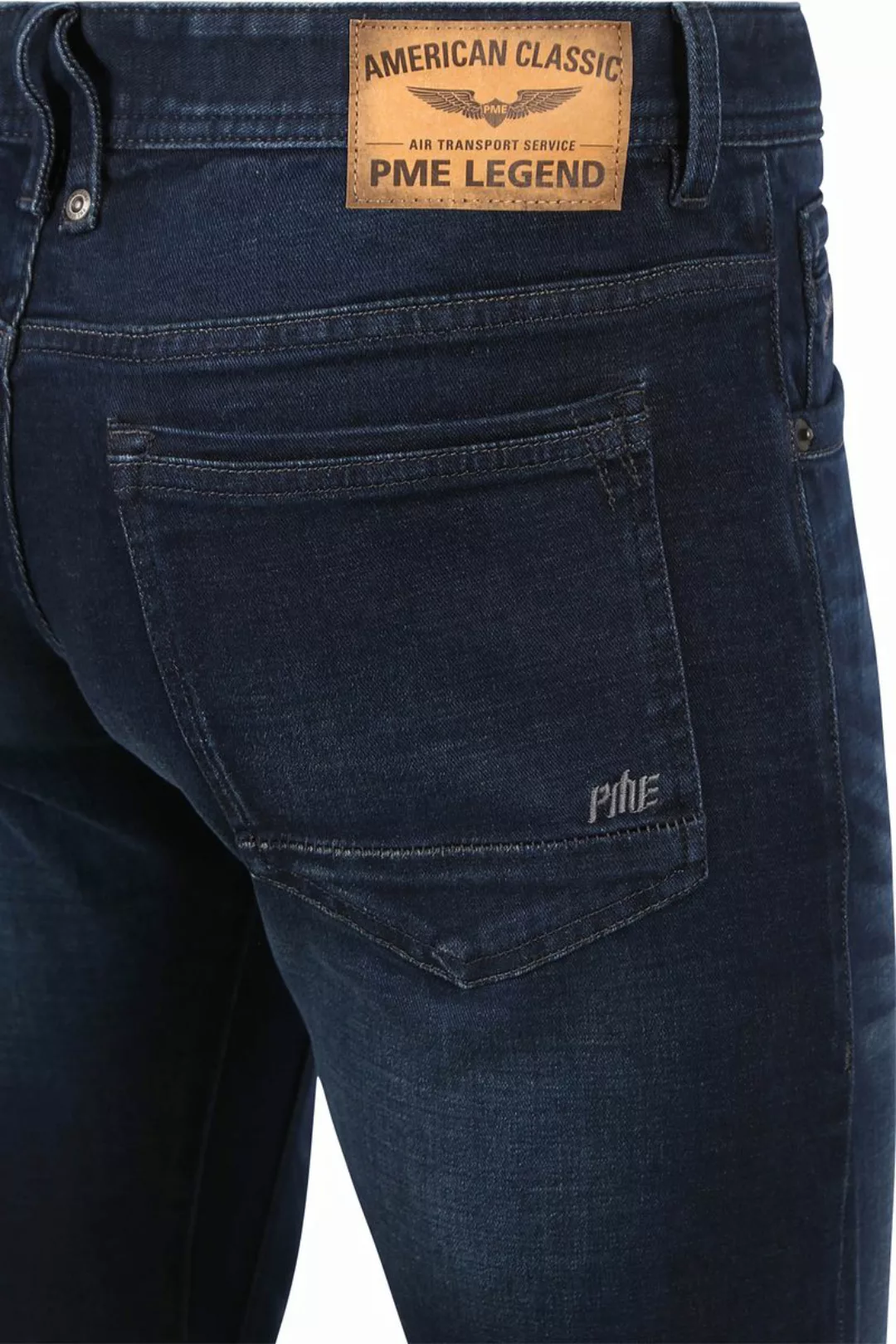 PME Legend Herren Jeans COMMANDER 3.0 - Relaxed Fit - Blau - Deep Blue Fini günstig online kaufen