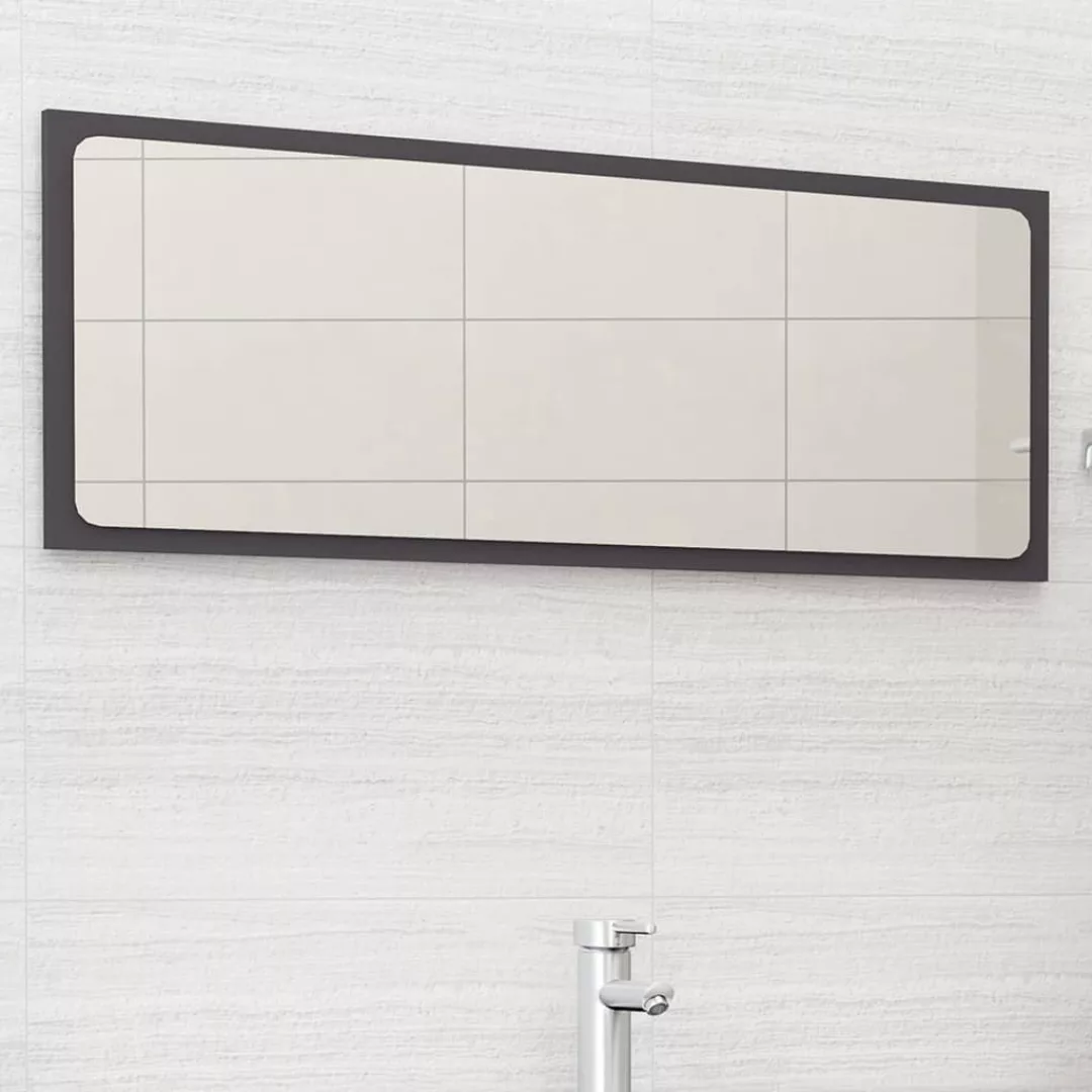 Badspiegel Grau 100x1,5x37 Cm Spanplatte günstig online kaufen