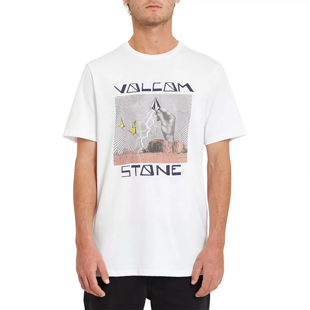 Volcom Stone Strike Kurzärmeliges T-shirt S White günstig online kaufen