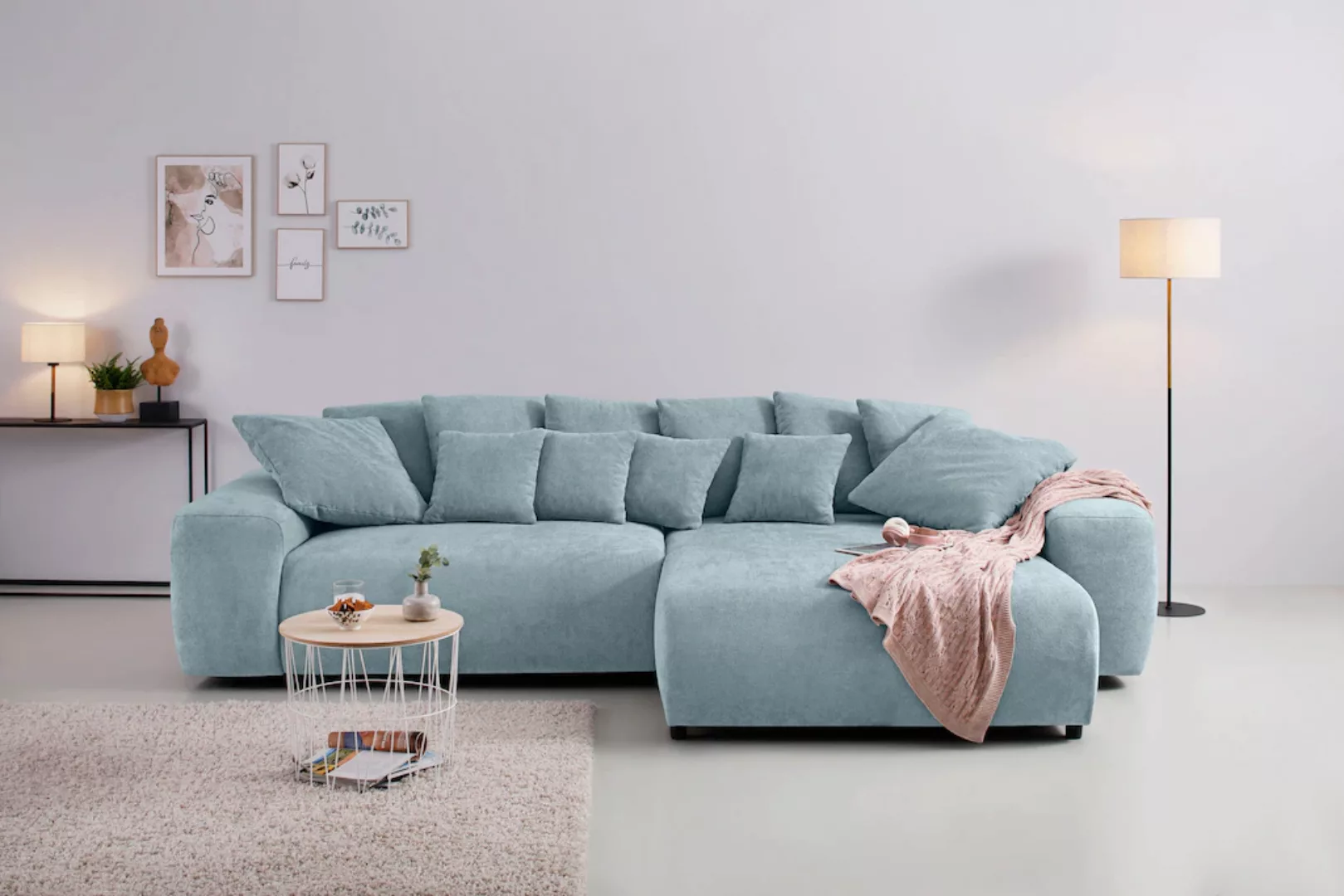 Home affaire Ecksofa "Sundance II, L-Form", mit DuraSpring-Taschenfederkern günstig online kaufen