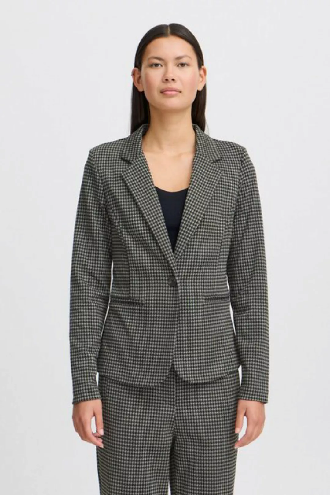 Ichi Kurzblazer IHKATE HOUNDSTOOTH BL2 modischer Business-Blazer günstig online kaufen