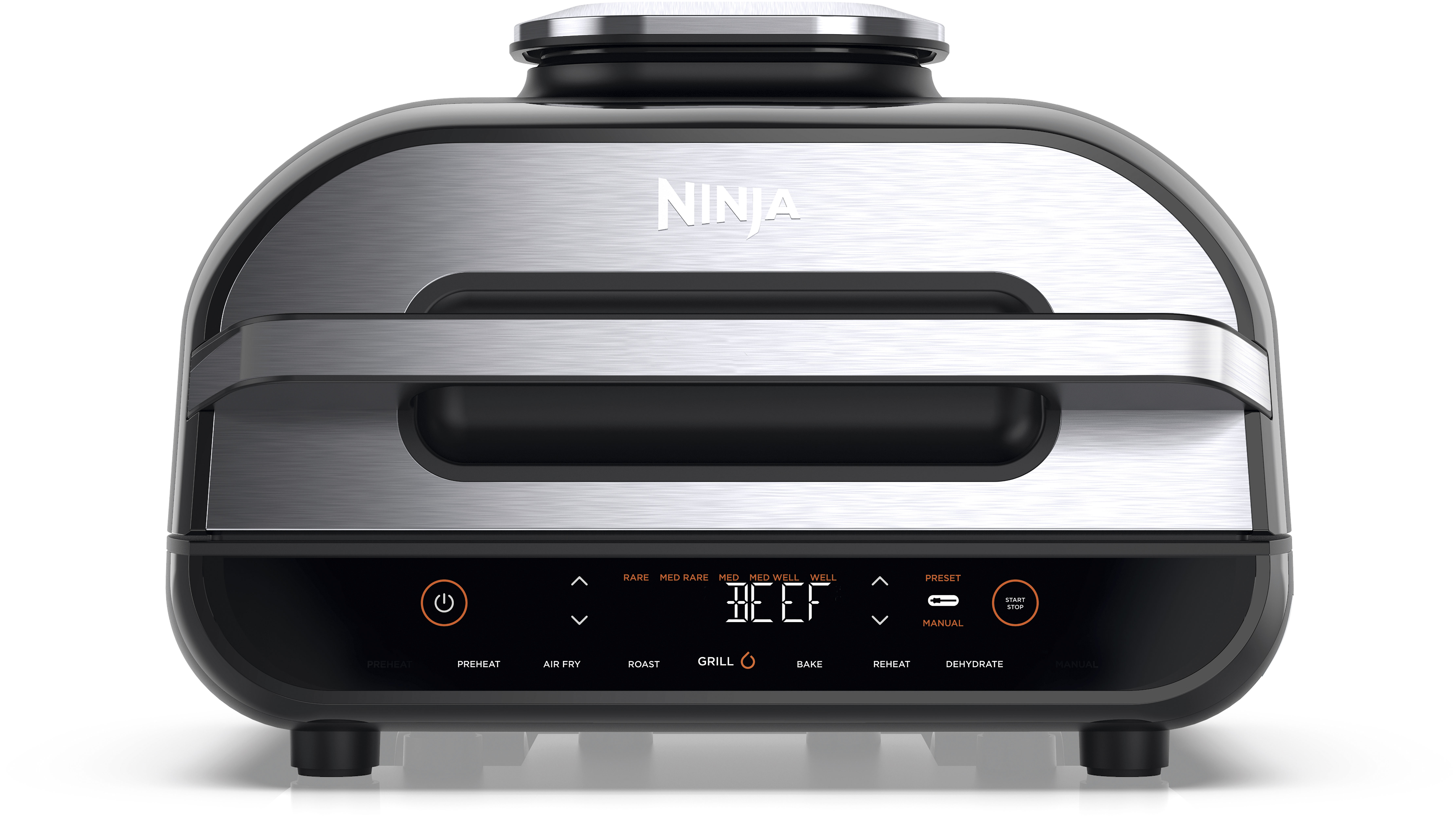 NINJA Heißluftfritteuse »und Grill Foodi MAX AG551EU«, 2460 W, 3,8 L Volume günstig online kaufen