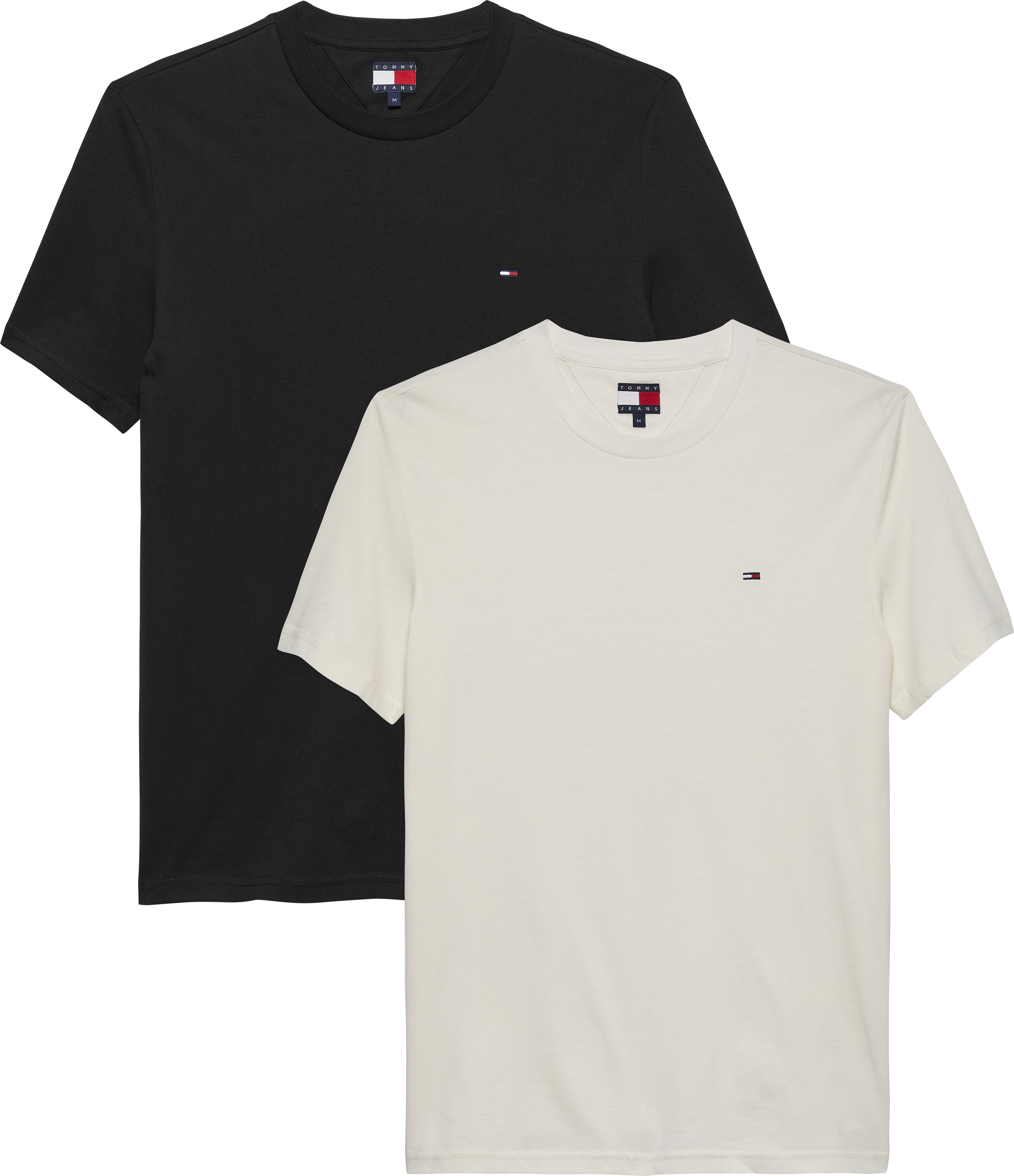 Tommy Jeans Rundhalsshirt "TJM XSLIM 2PACK JERSEY TEE EXT", (Packung, 2er-P günstig online kaufen