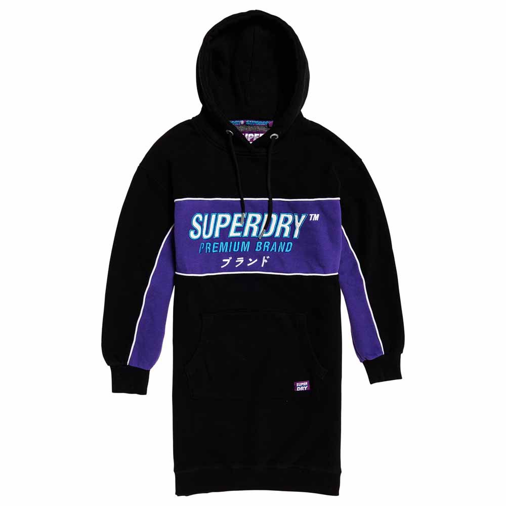 Superdry Graphic Panel Kurzes Kleid 2XS Black günstig online kaufen