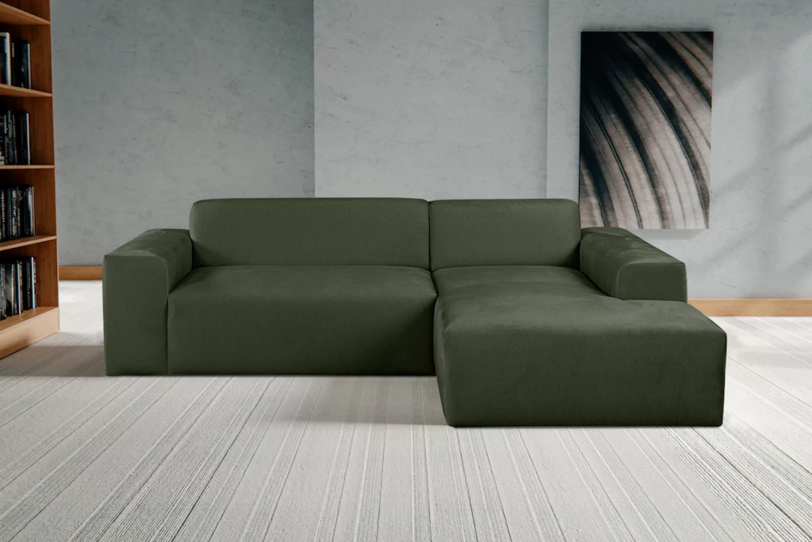 INOSIGN Ecksofa "Zeus L-Form", Curvy Trend Ecksofa mit urbaner Optik in wei günstig online kaufen