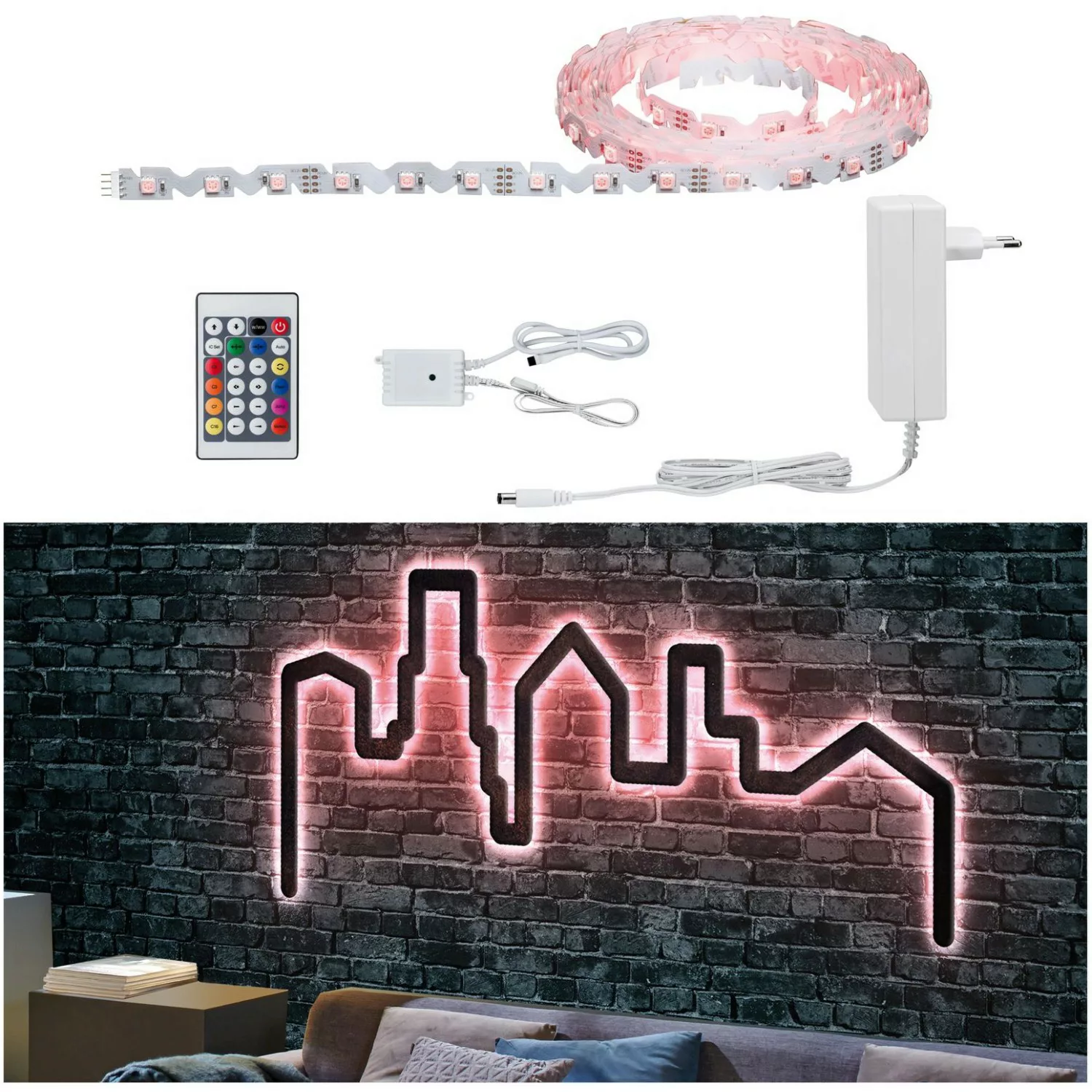 Paulmann FlexLED 3D Set RGB, 500 cm günstig online kaufen