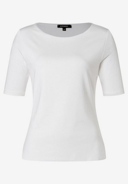 MORE&MORE T-Shirt Halbarmshirt ecru günstig online kaufen