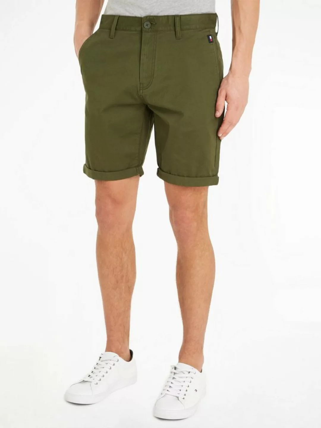 Tommy Jeans Chinoshorts TJM SCANTON SHORT Markenstickerei günstig online kaufen