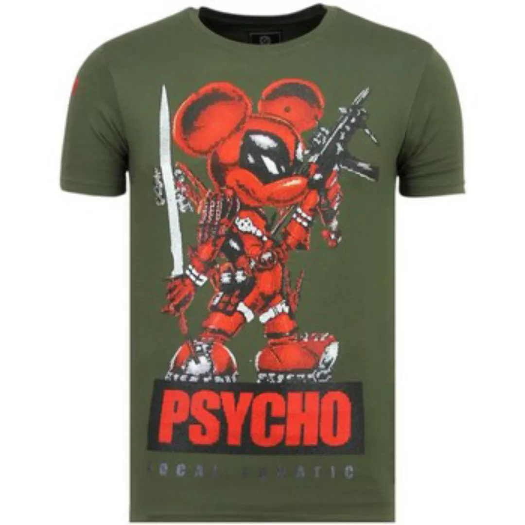 Local Fanatic  T-Shirt Rhinestones Psycho Mouse Mit Strass günstig online kaufen