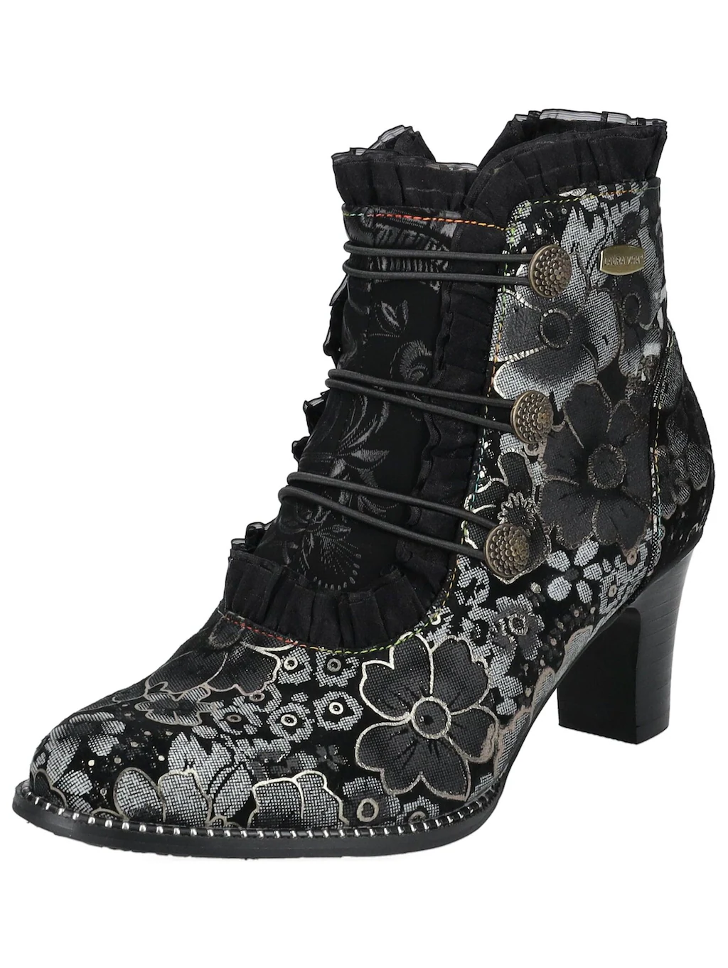 LAURA VITA Stiefelette "LAURA VITA Stiefelette Leder/Textil" günstig online kaufen