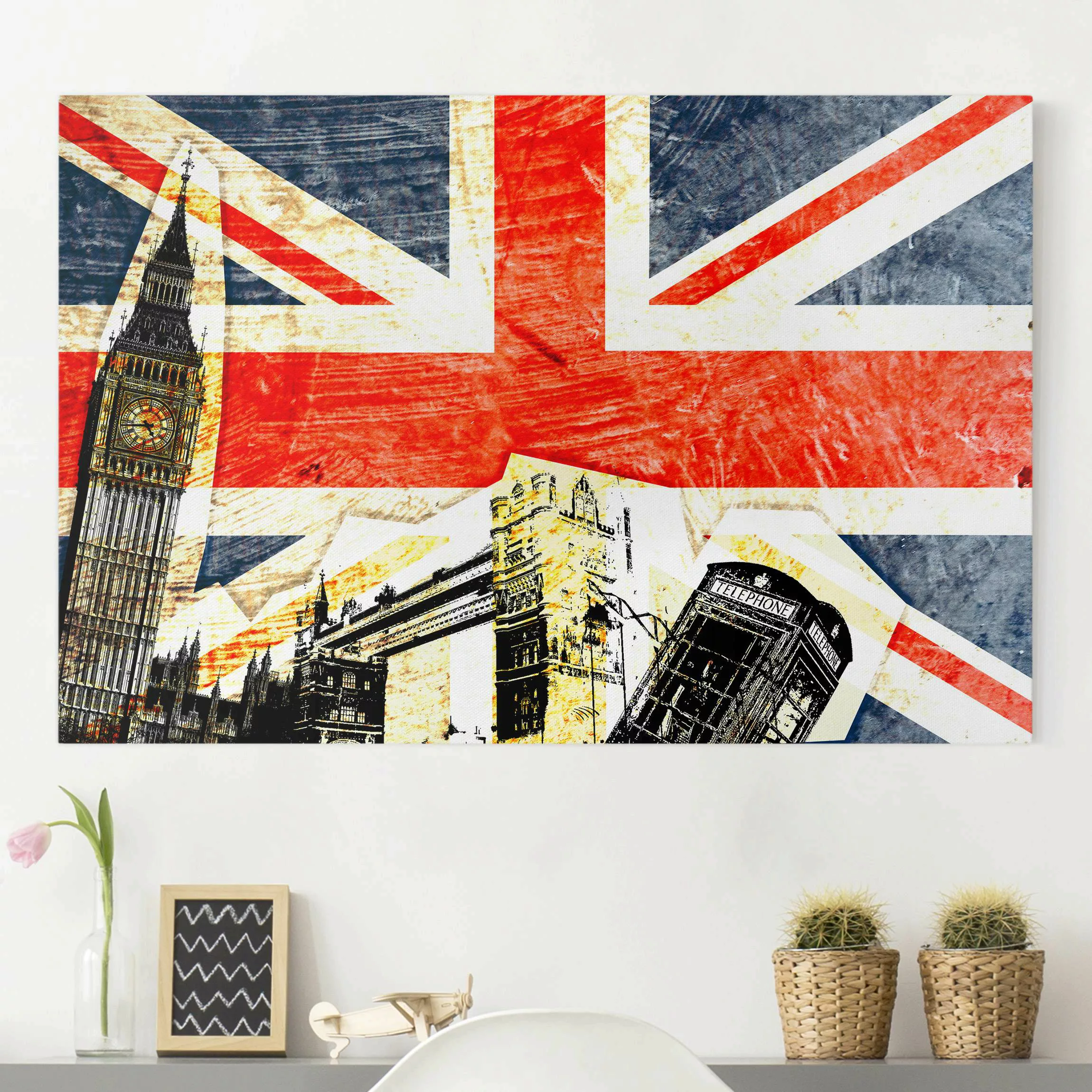 Leinwandbild Kinderzimmer - Querformat This is London! günstig online kaufen