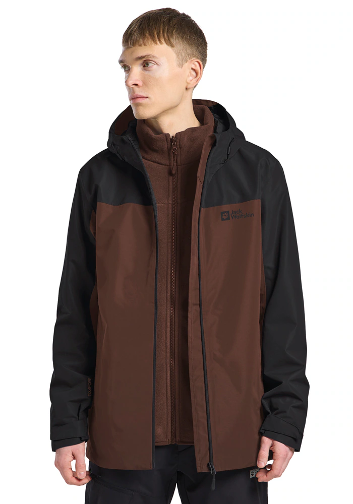 Jack Wolfskin 3-in-1-Funktionsjacke "TAUBENBERG 3IN1 JKT M", mit Kapuze günstig online kaufen
