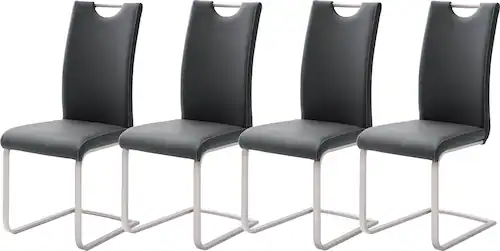 MCA furniture Freischwinger »Paulo«, (Set), 4 St., Kunstleder, Stuhl belast günstig online kaufen