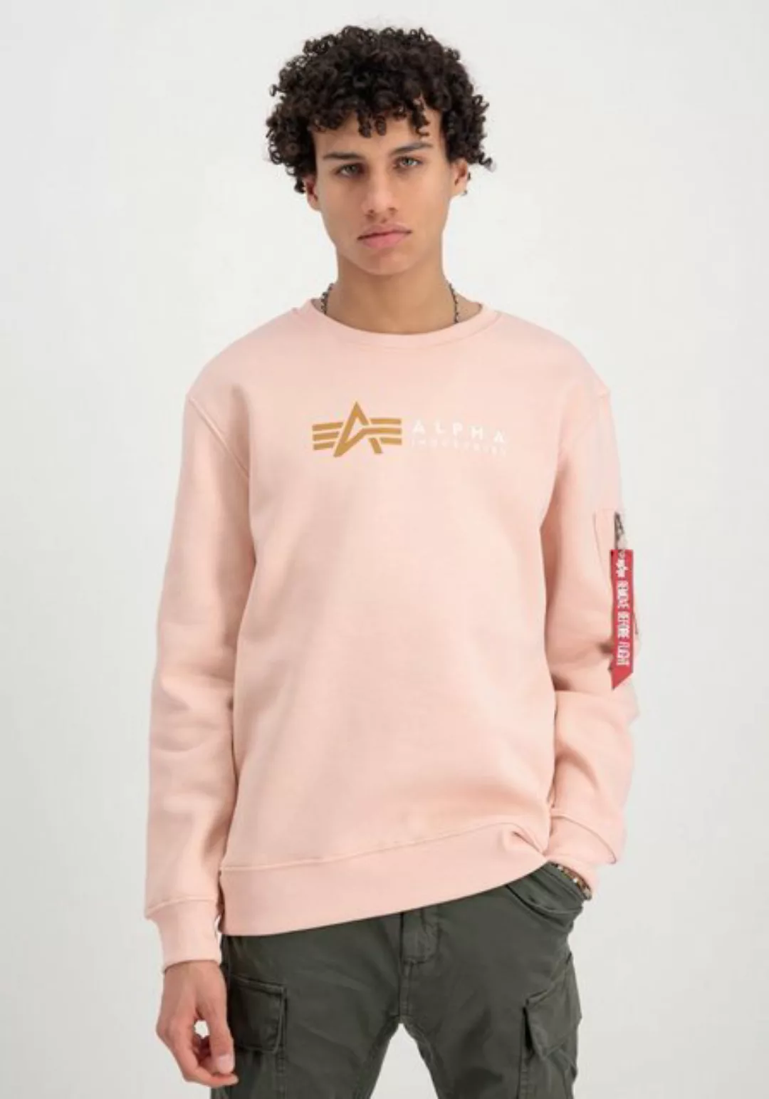 Alpha Industries Sweater ALPHA INDUSTRIES Men - Sweatshirts Alpha Label Swe günstig online kaufen