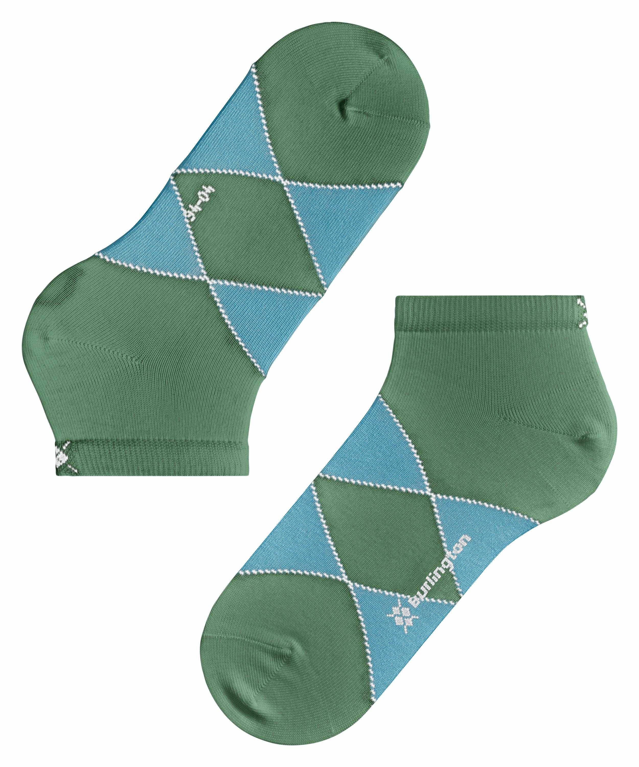 Burlington Kingston Herren Socken, 40-46, Grün, Raute, Baumwolle, 21943-774 günstig online kaufen