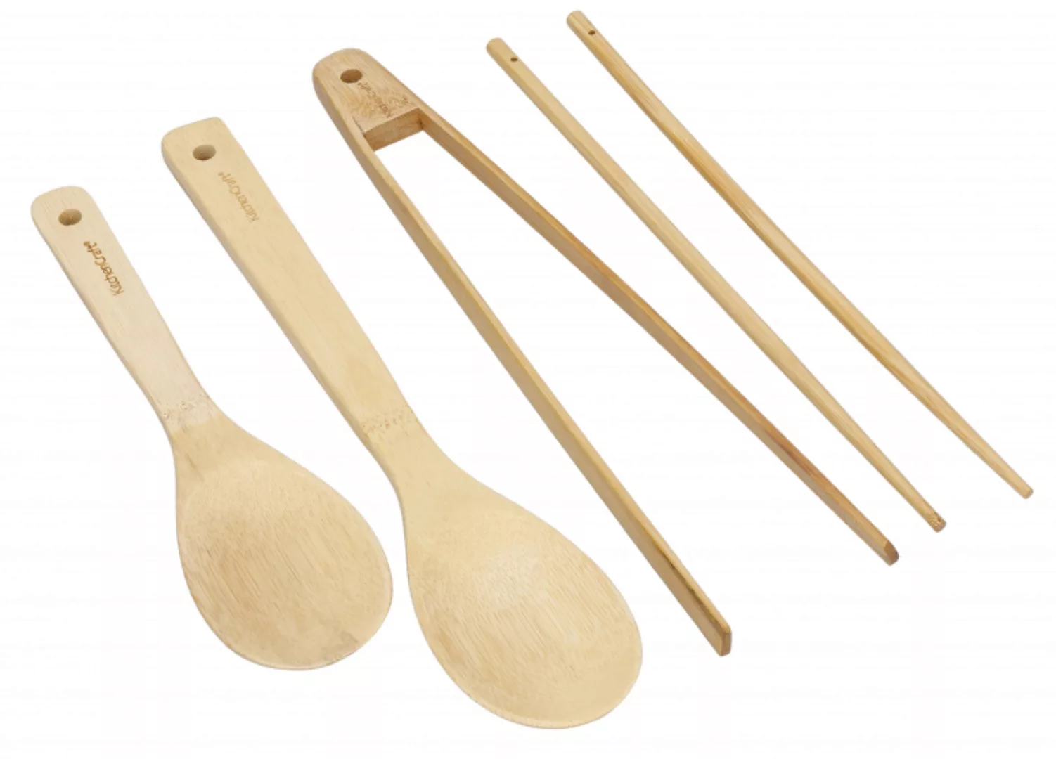 Küchengeschirr 30 Cm Bambus Natur 4 Stück günstig online kaufen