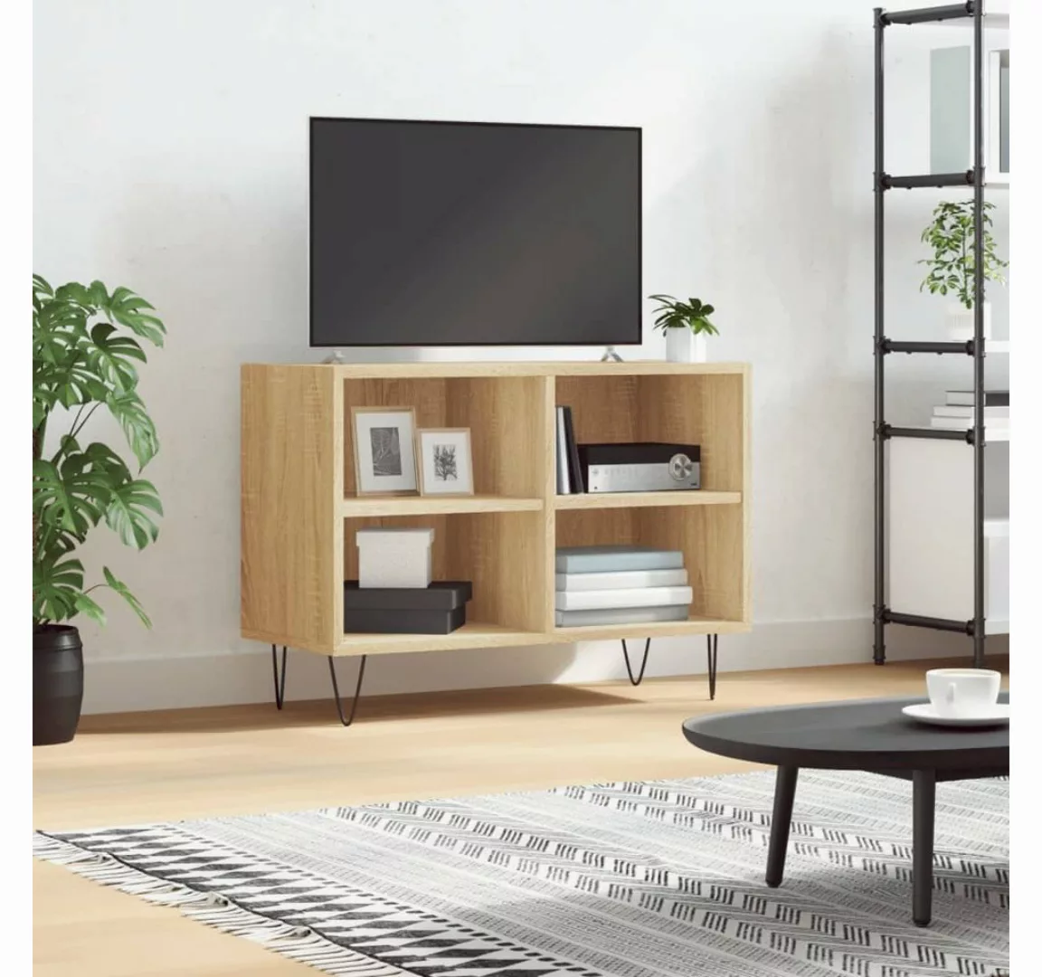vidaXL TV-Schrank TV-Schrank Sonoma-Eiche 69,5x30x50 cm Holzwerkstoff günstig online kaufen