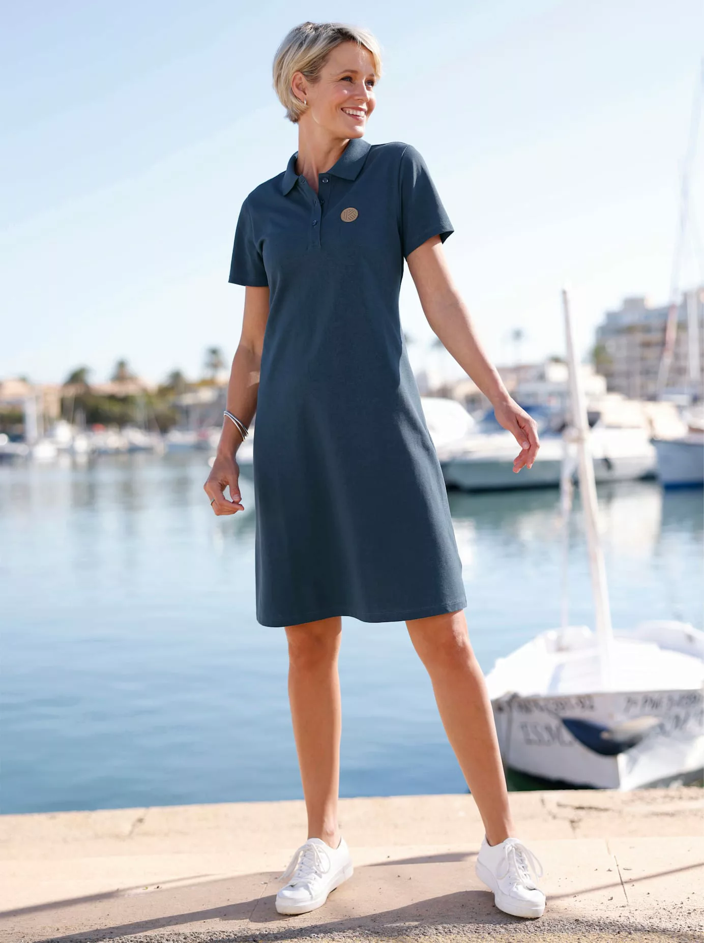 Classic Basics Shirtkleid "Polokleid" günstig online kaufen