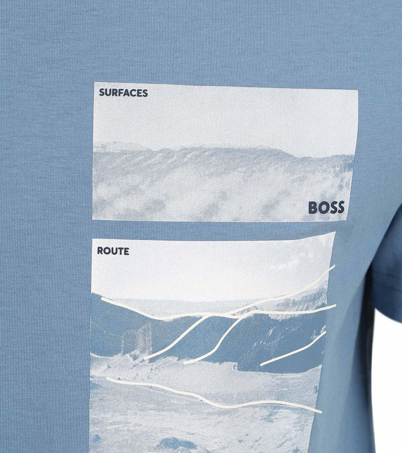 BOSS T-shirt Dune Blau - Größe XL günstig online kaufen